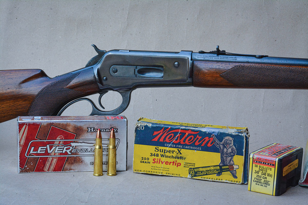 The Winchester Model 71 chambered in 348 WCF is an outstanding brush and timber rifle that is fast handling like a shotgun and offers true medium bore performance.